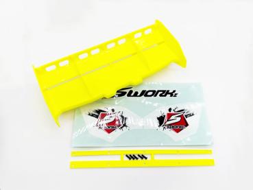 SWORKz 1/8 Heckspoiler Pro-Speed 2.0 Gelb gelocht